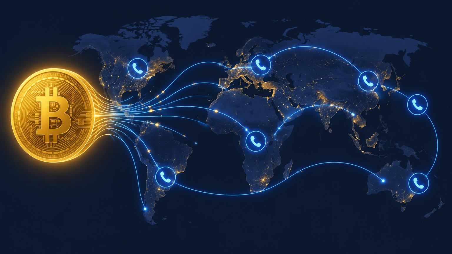 Cover illustration for the article: Crypto VoIP: Paying for Voice Termination with Bitcoin and USDT