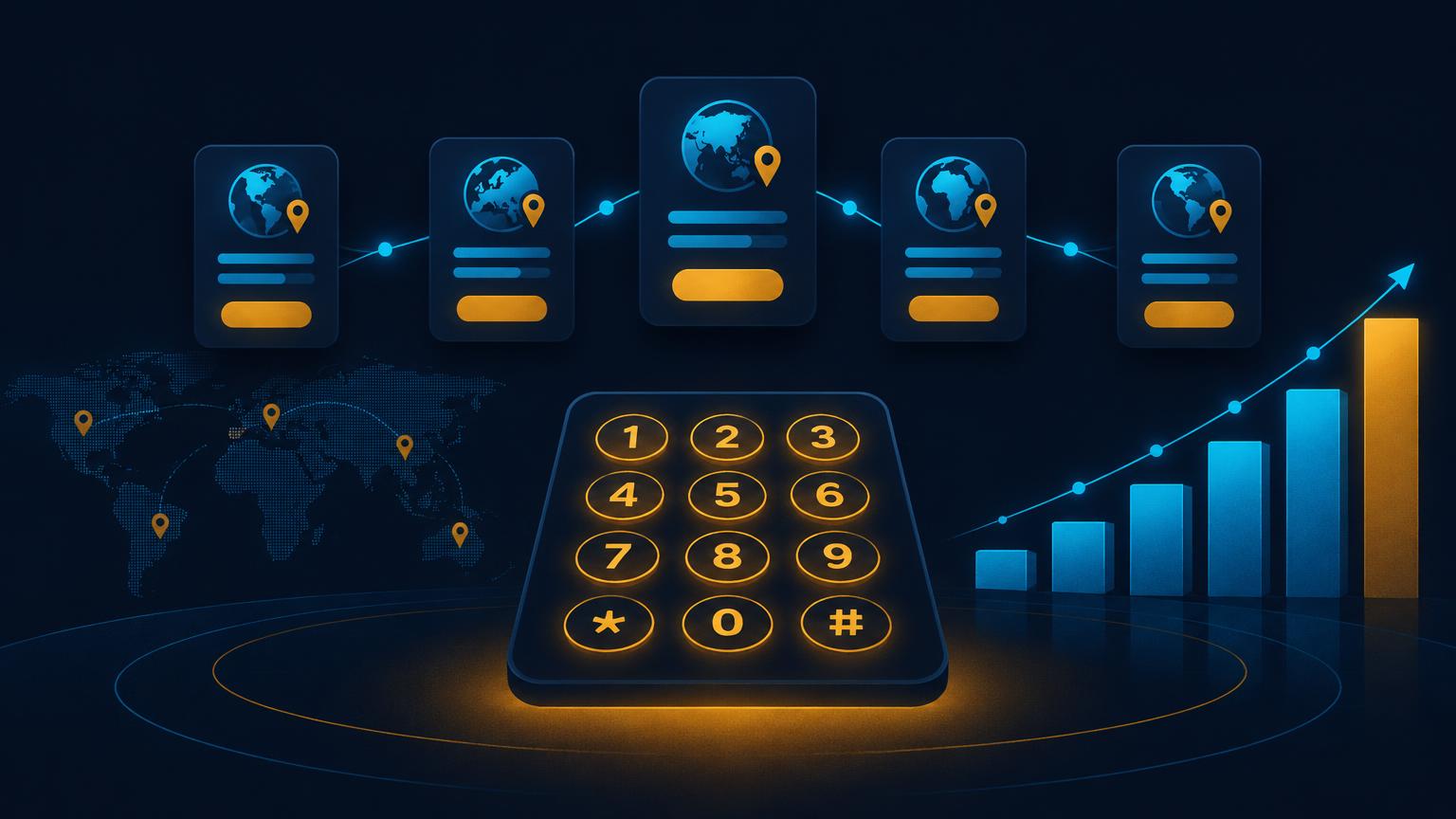 Cover illustration for the article: How Much Does a DID Number Cost? Rental, Setup and Hidden Fees (2026)