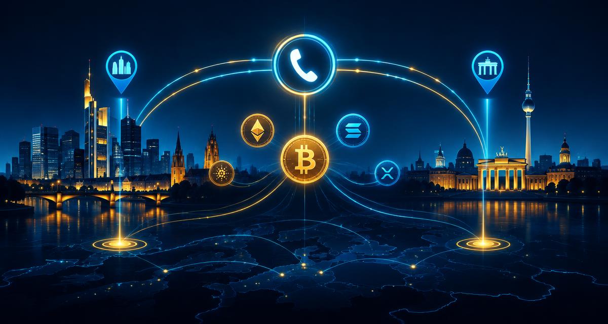 Cover illustration for the article: German DID Numbers with Crypto: 0800 Toll-Free vs Frankfurt, Berlin & Munich
